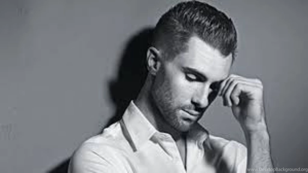 Black And White 4K Adam Levine Wallpapers