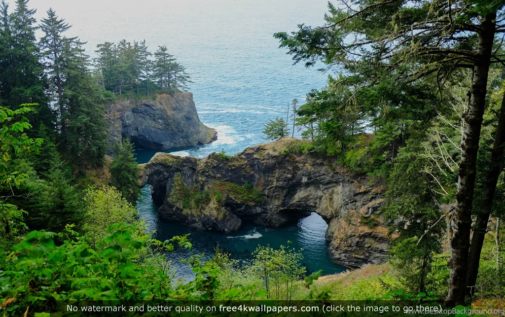 Natural Bridges Oregon Coast US HD Wallpapers