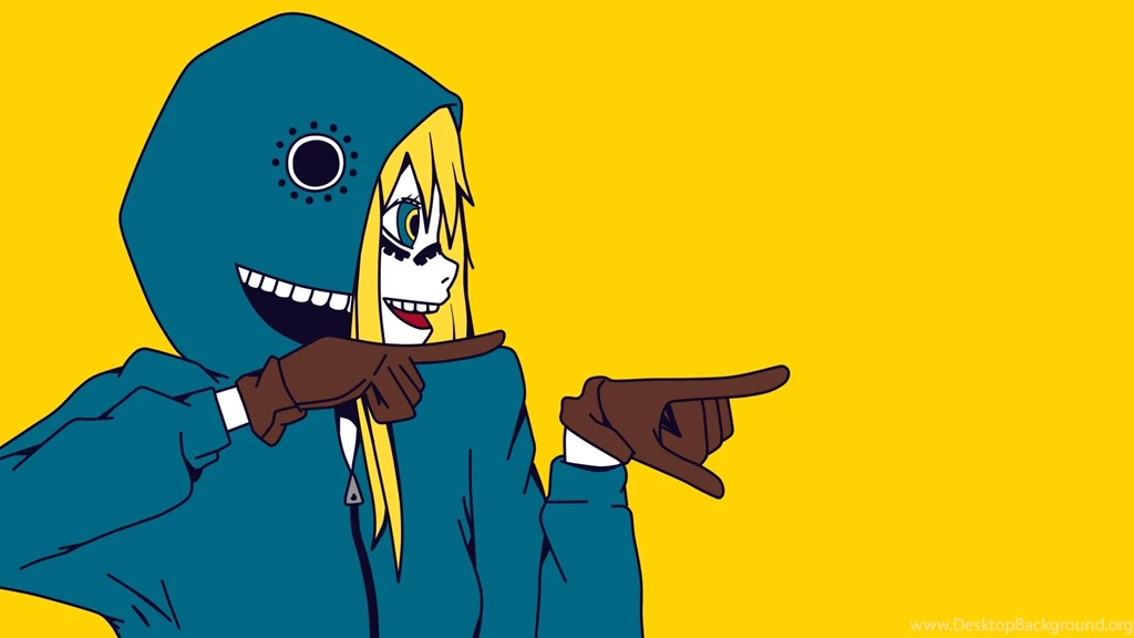 Matryoshka Neko Kanochi Utau Vocaloid Yellow Wallpapers