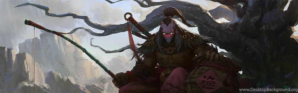 Download Wallpapers 3840x1200 Juggernaut, Patience For Prey, Dota 2 ...