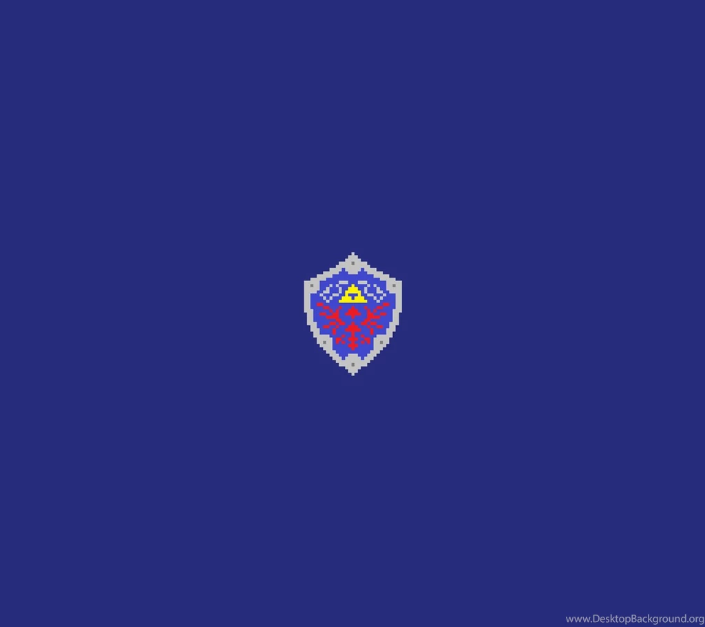 Pixel Hylian Shield Phone Wallpapers (Galaxy S3). By HouseOfWolfos ...