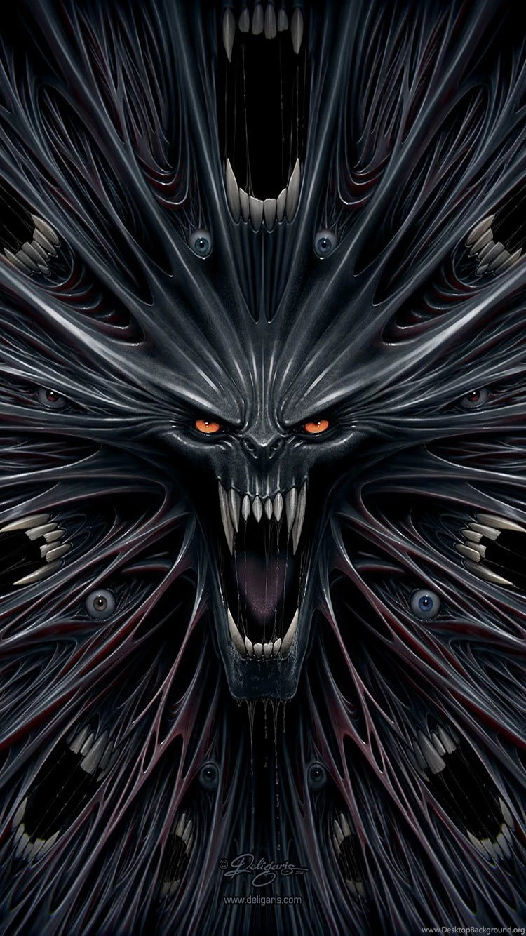 HD Black Horror iPhone 6 Backgrounds Wallpapers Full Size ...