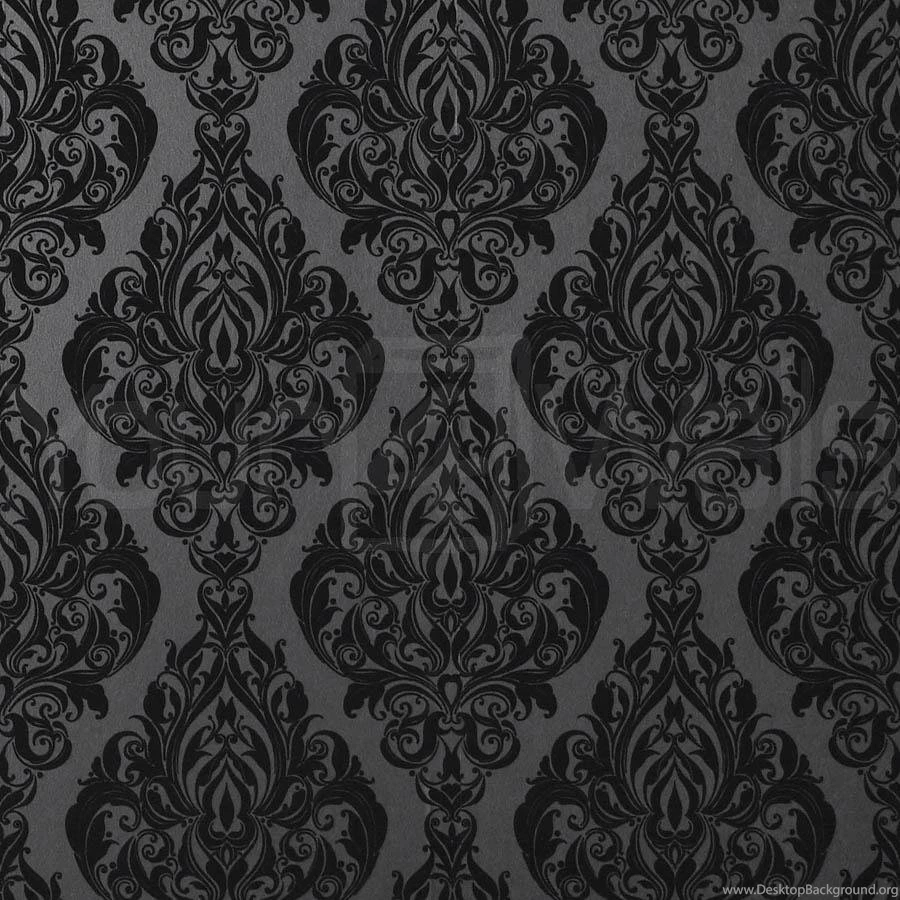 Black Flocked Wallpapers Wallpapers HD Fine