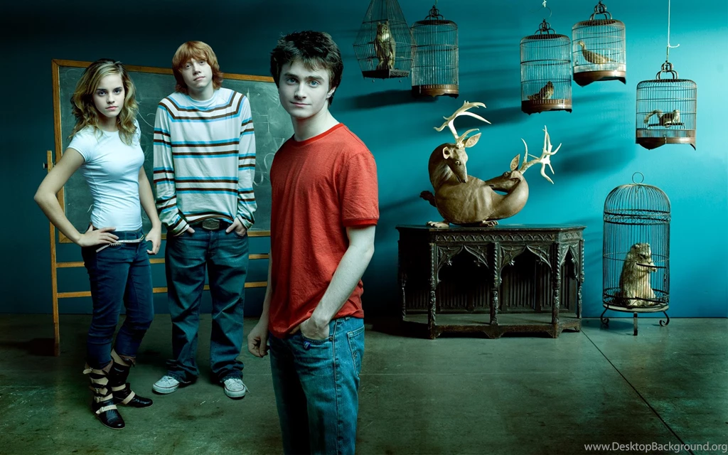 Emma Watson With Harry Potter Movie Crew HD Wide Wallpapers ...