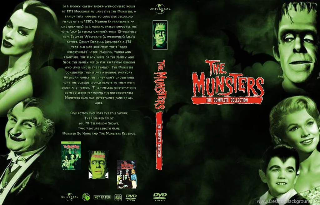 THE MUNSTERS Comedy Dark Frankenstein Munsters Halloween ...