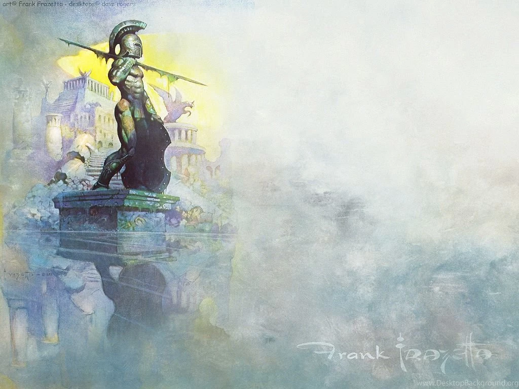 My Free Wallpapers Fantasy Wallpapers : Frank Frazetta Atlantis