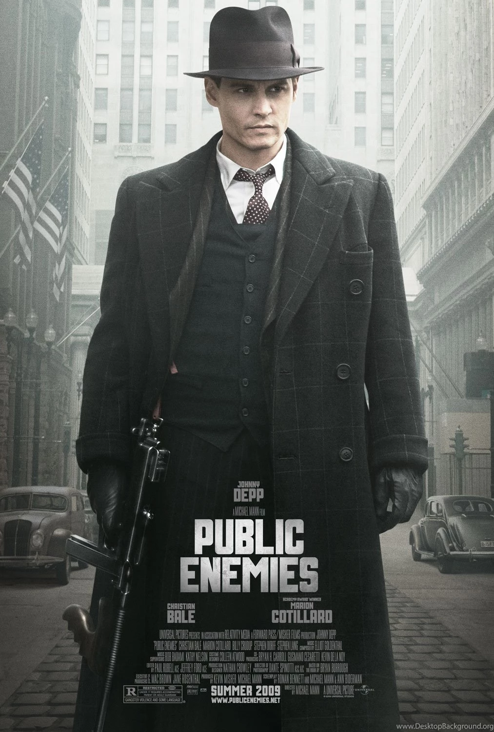 Johnny Depp Public Enemies Publicity Photos
