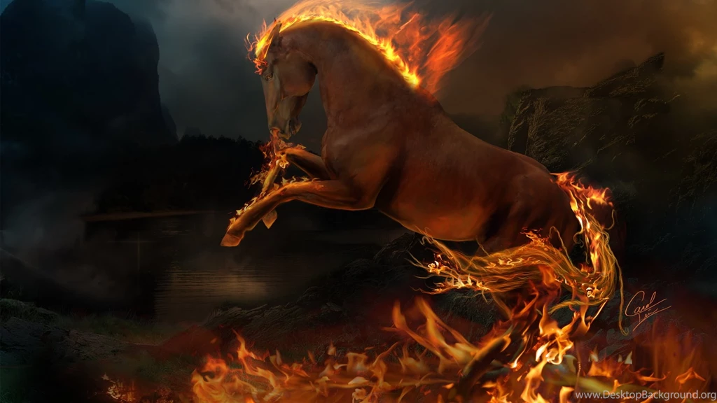 High Resolution Fire Horse Wallpapers Full Size SiWallpaperHD 18840