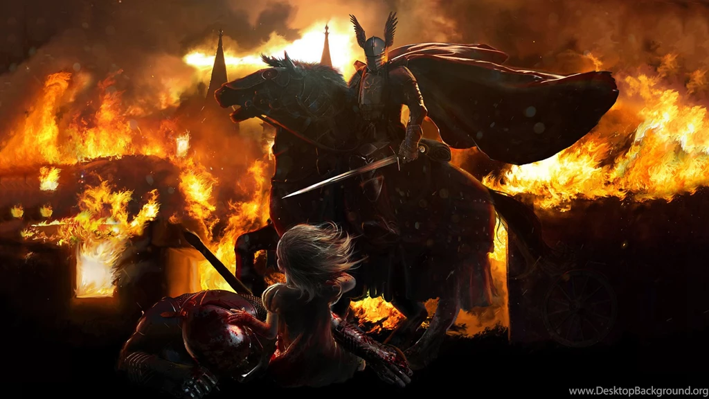 Knight, Medieval, Armor, Fire, Horse, Child, Blood The Best Free ...
