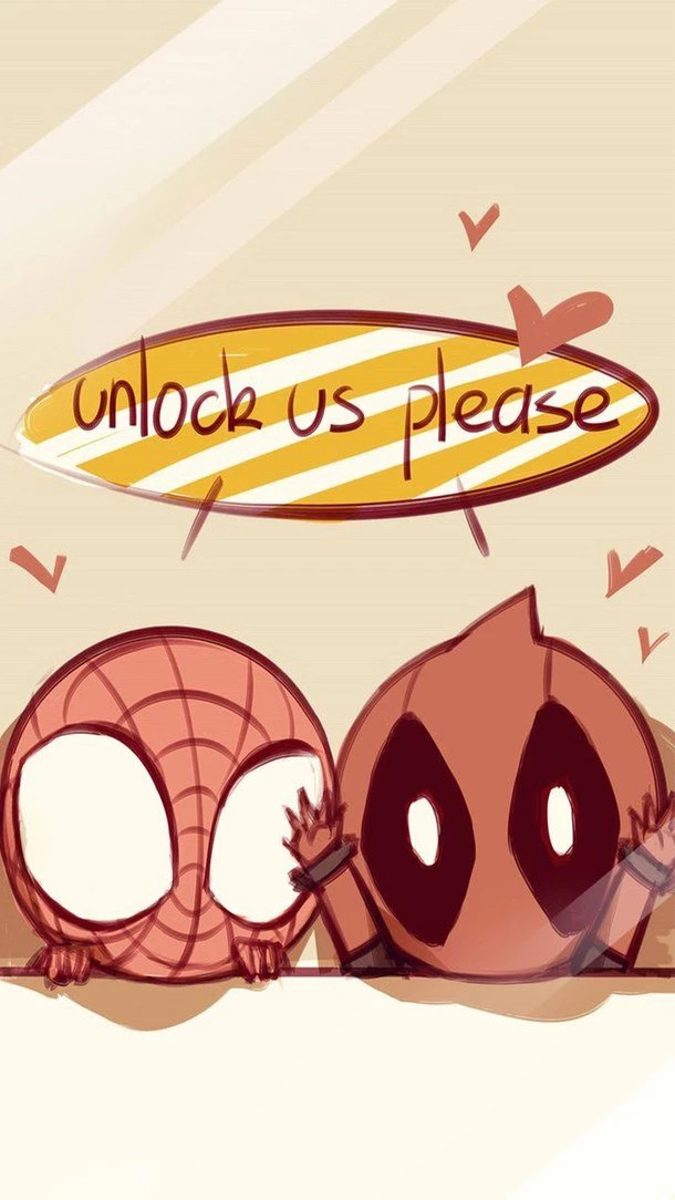 Background, Batman, Locked, Phone, Spiderman, Superman, Unlock ...