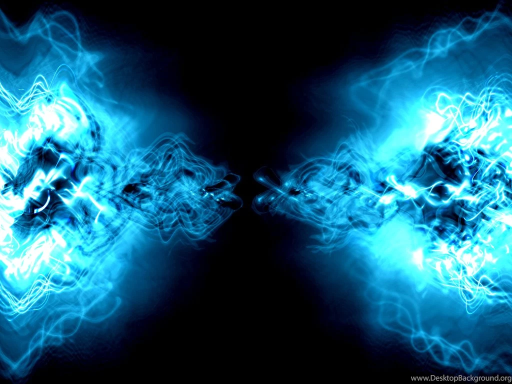 Light Abstract Blue Smoke