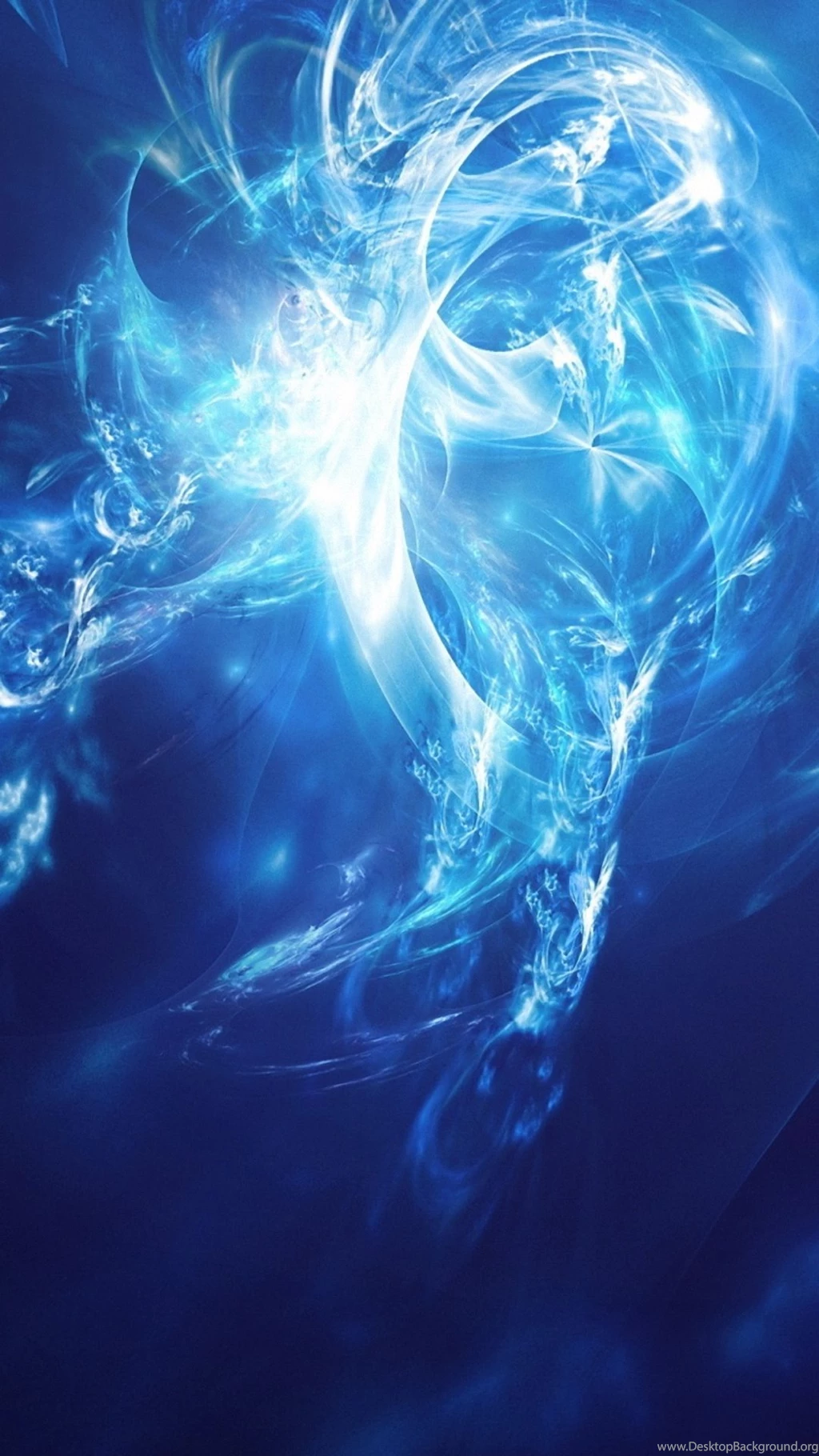 Blue Smoke Samsung Galaxy A7 Wallpapers HD 1080x1920