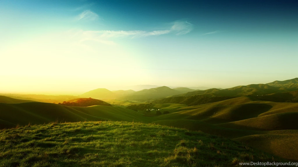 Beautiful Green Hills Wallpapers