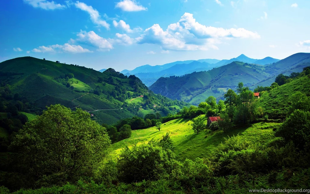 Beautiful Green Hills Wallpapers
