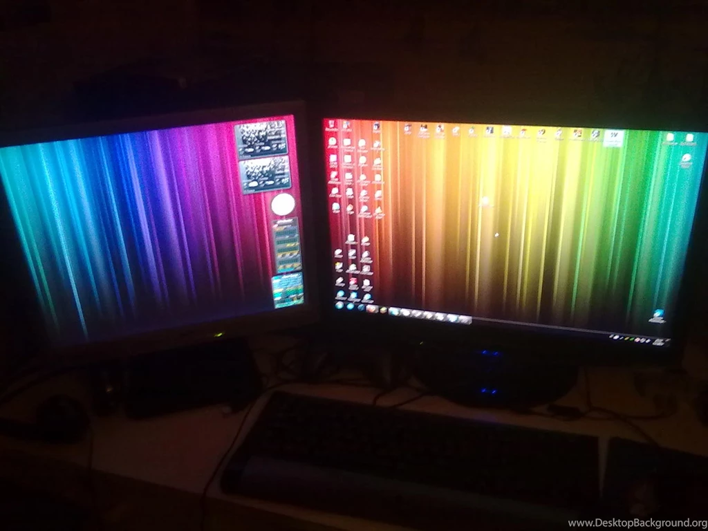 Dual Monitors And 2960x1050