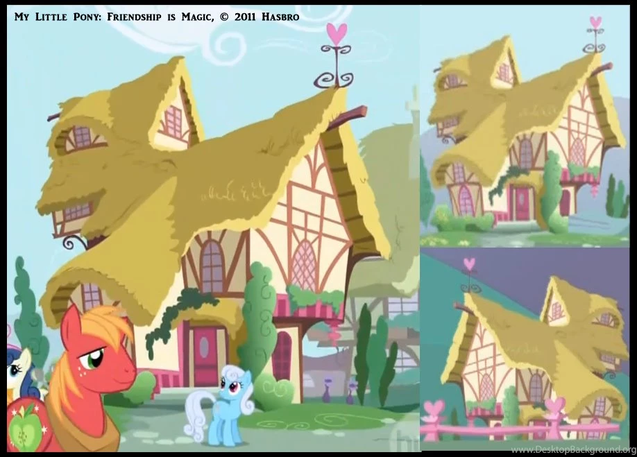 Melinda Rose – 3d Artist» My Little Pony: Ponyville Backgrounds ...