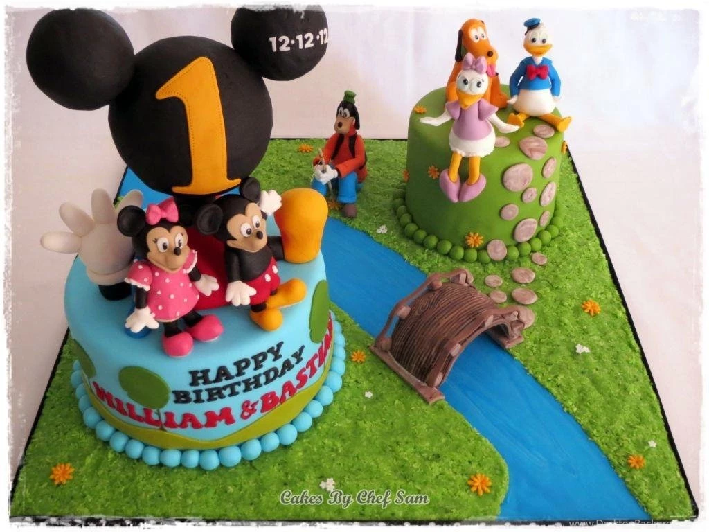 Clubhouse Mickey Cake Ideas 57646