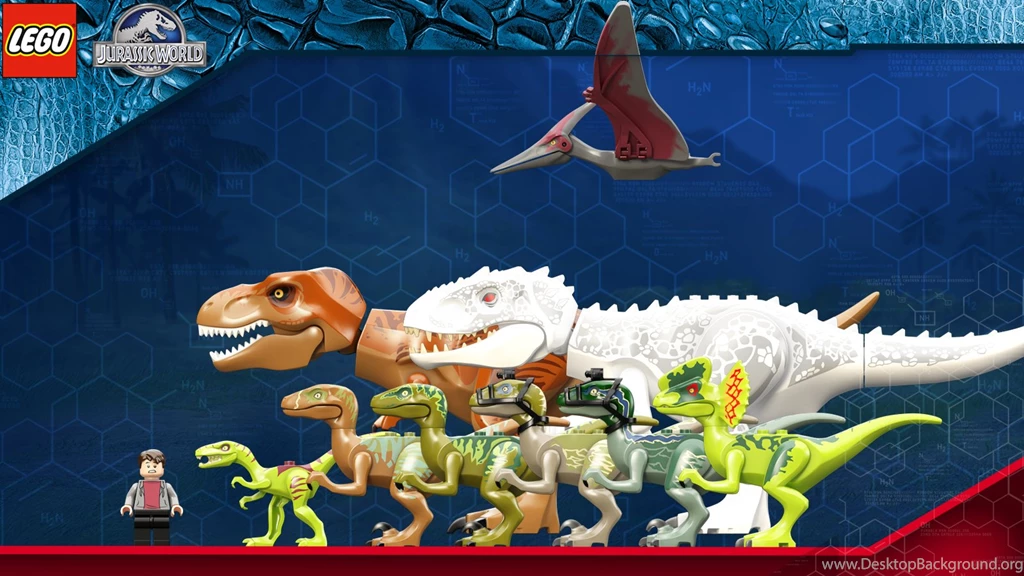 Dino Lineup Wallpapers Activities Jurassic World LEGO.com