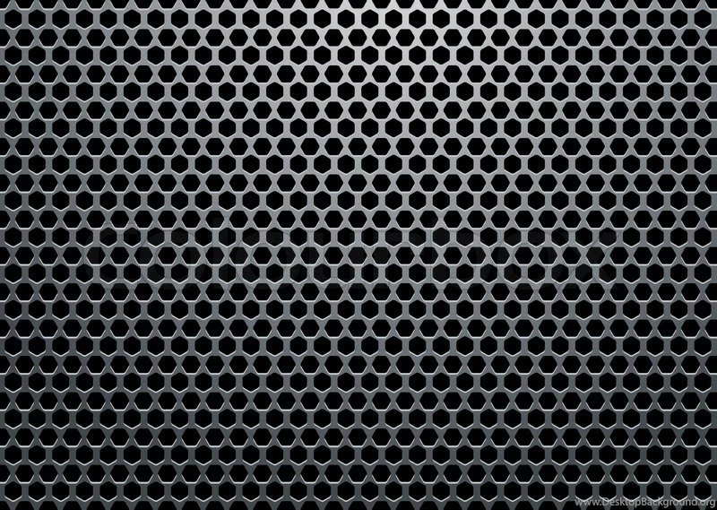 Silver Metal Backgrounds With Hexagon Holes And Light Reflection ...