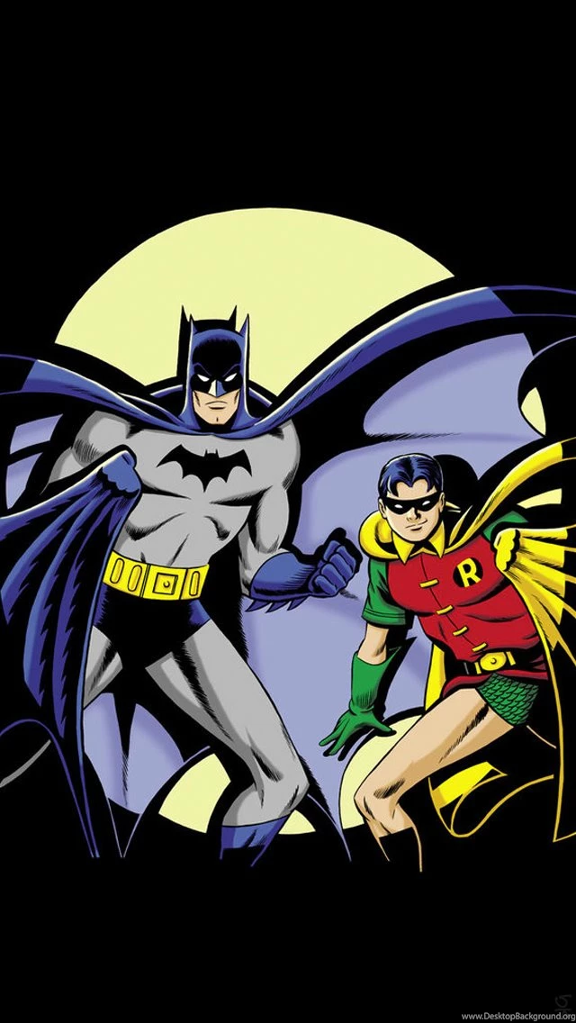 Batman And Robin iPhone 5 Wallpapers (640x1136)