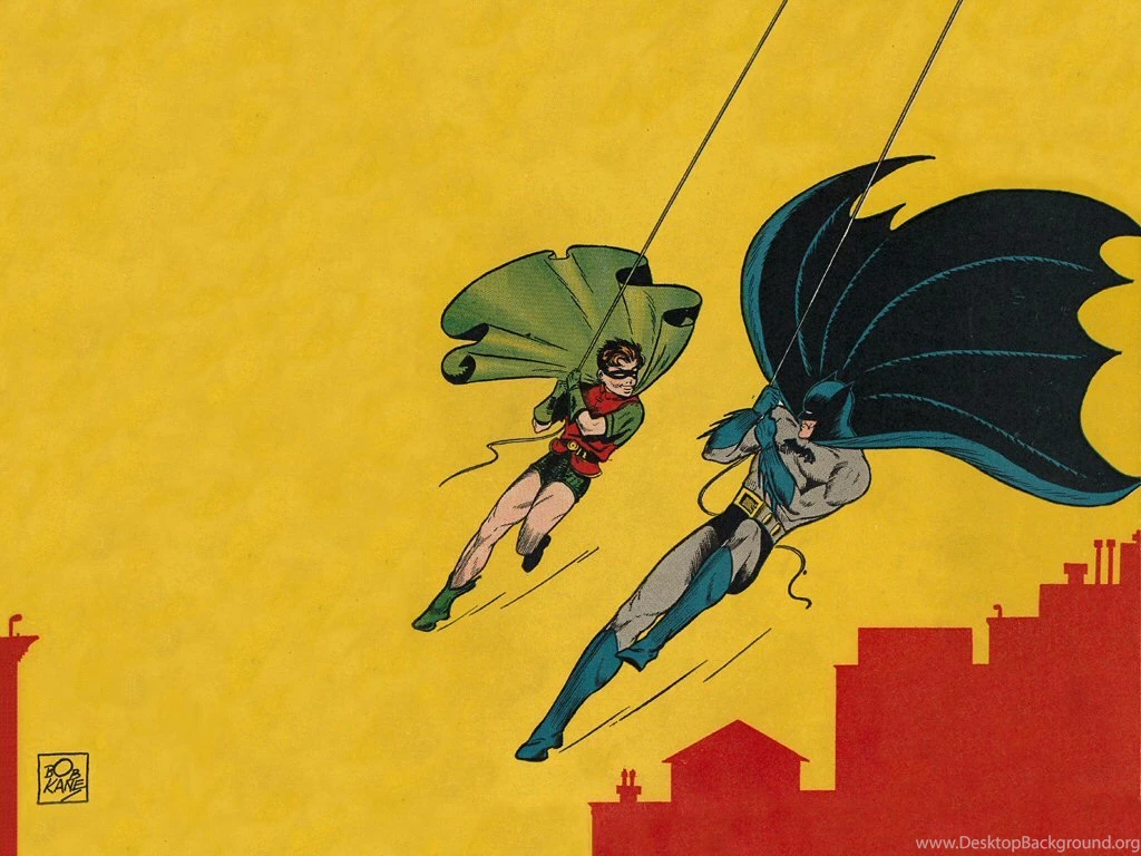 Batman And Robin Swinging