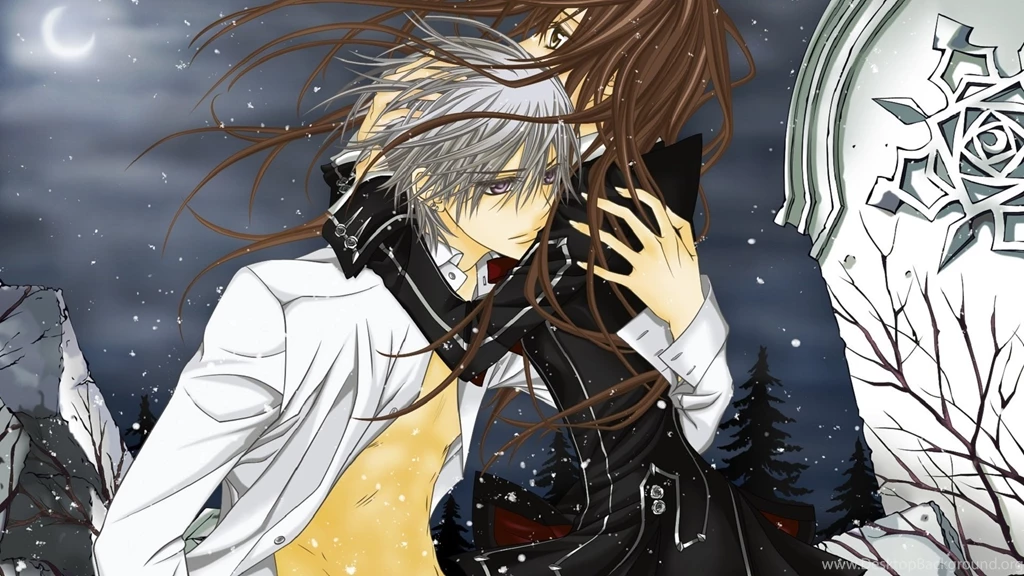 1920x1080 Yuuki Cross, Zero Kiryu, Vampire knight, Snow, Vampire ...