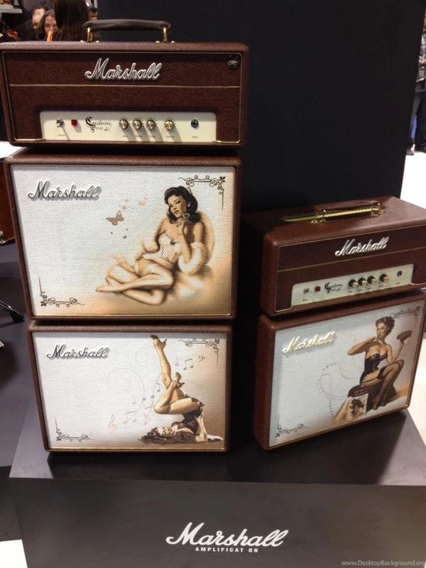 Marshall Pin up Amps.