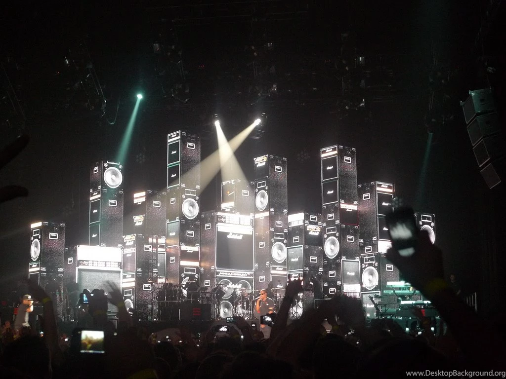 Huge Marshall Amp Stack