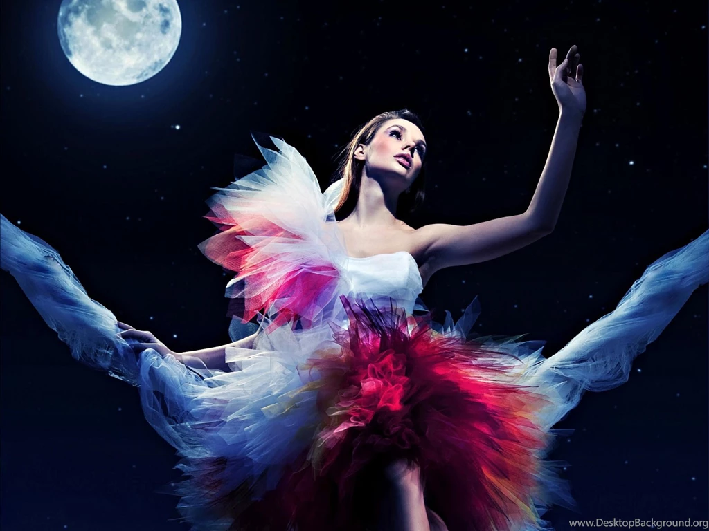 Hot Fantasy Girl Colors Shadow 3D Wallpapers