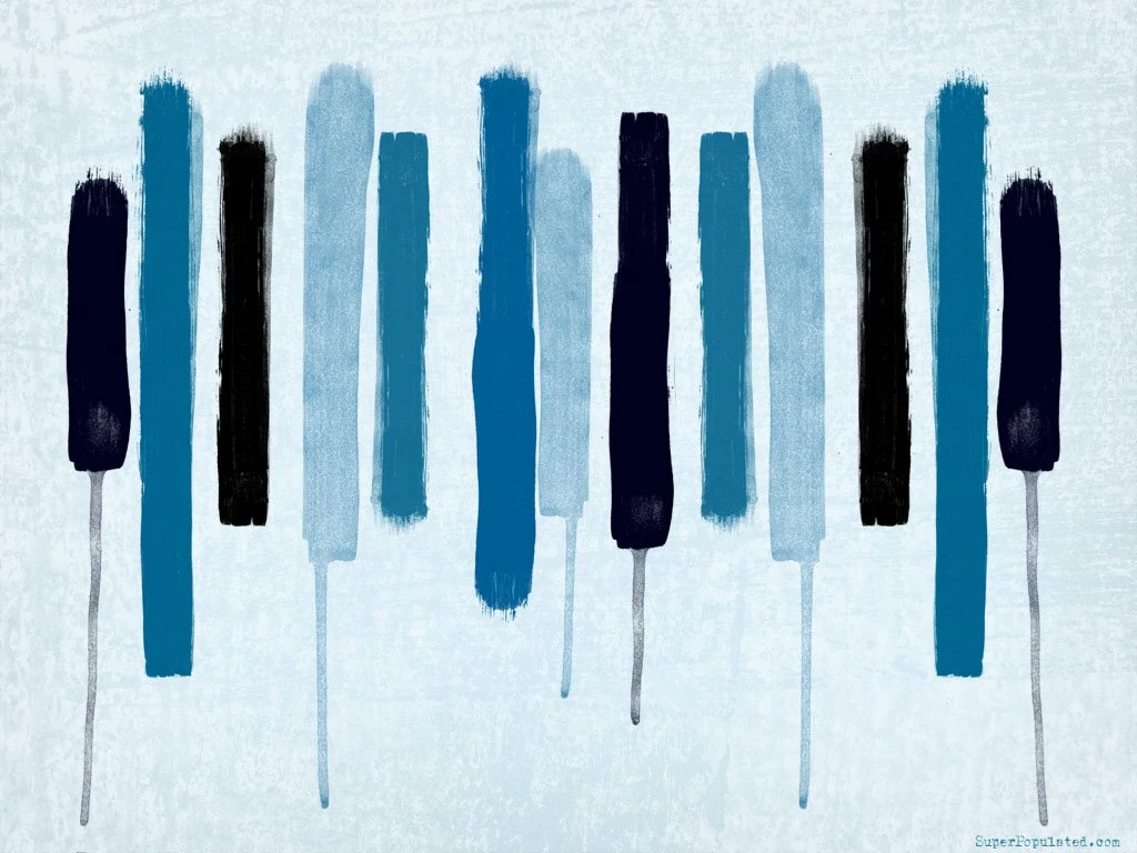 1024x768 Painted Stripes Desktop PC And Mac Wallpapers