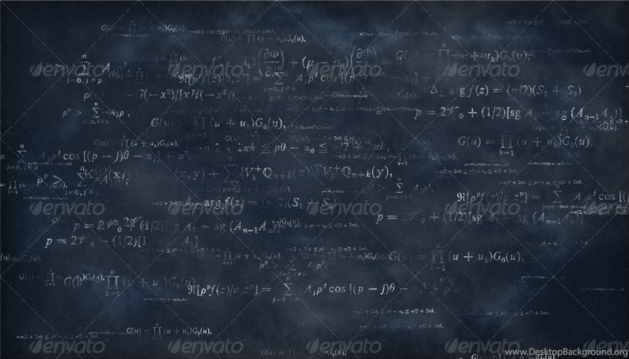 Math Formulas Chalkboard Backgrounds