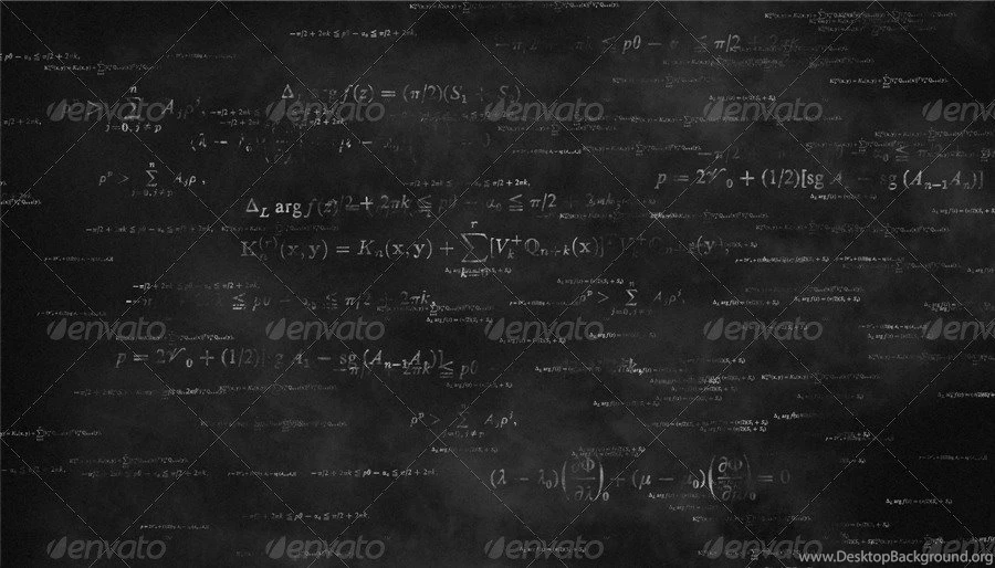 Math Formulas Chalkboard Backgrounds