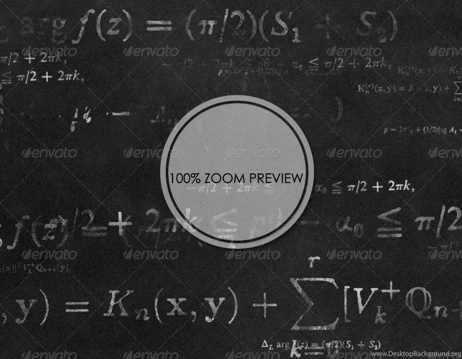 Math Formulas Chalkboard Backgrounds