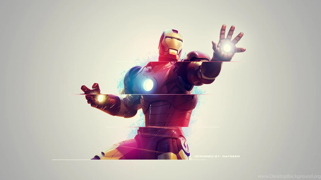 Iron Man Illustration By Nafseen Desktop Wallpapers