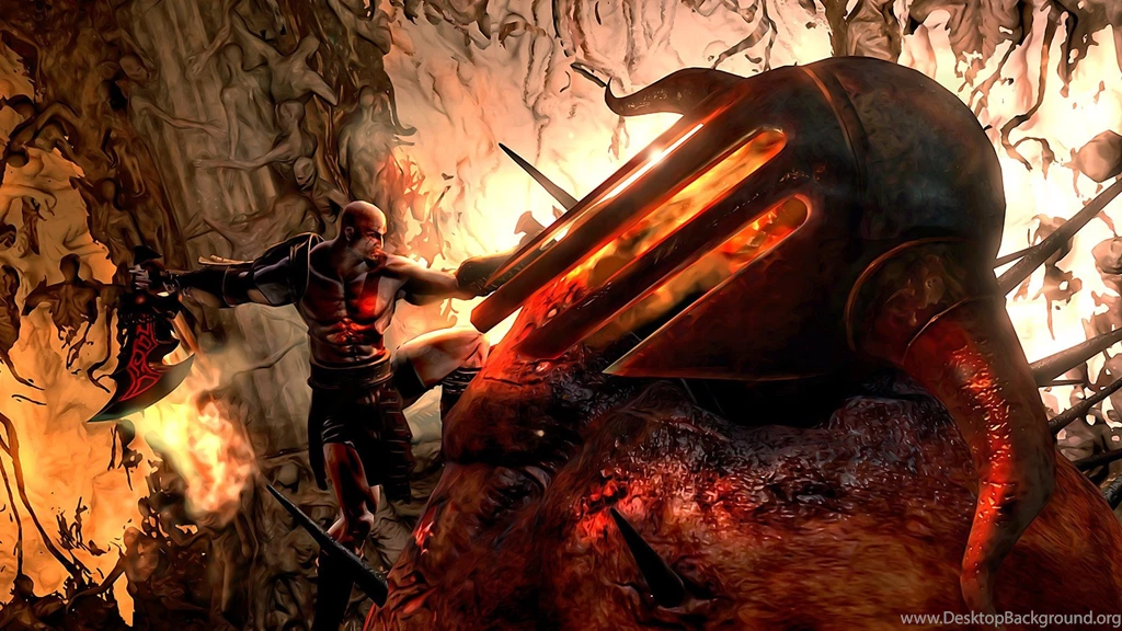 God Of War Kratos Hd Wallpapervideo Games Hd Wallpaperwar Hd
