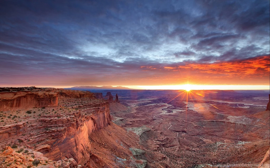 Canyonlands Cave Sunset Free Wallpapers B4X   HD Wallpapers Desktop ...