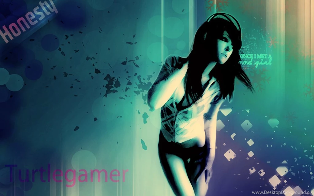 Headphone Girl Wallpapers 01 By Turtlegamer On DeviantArt