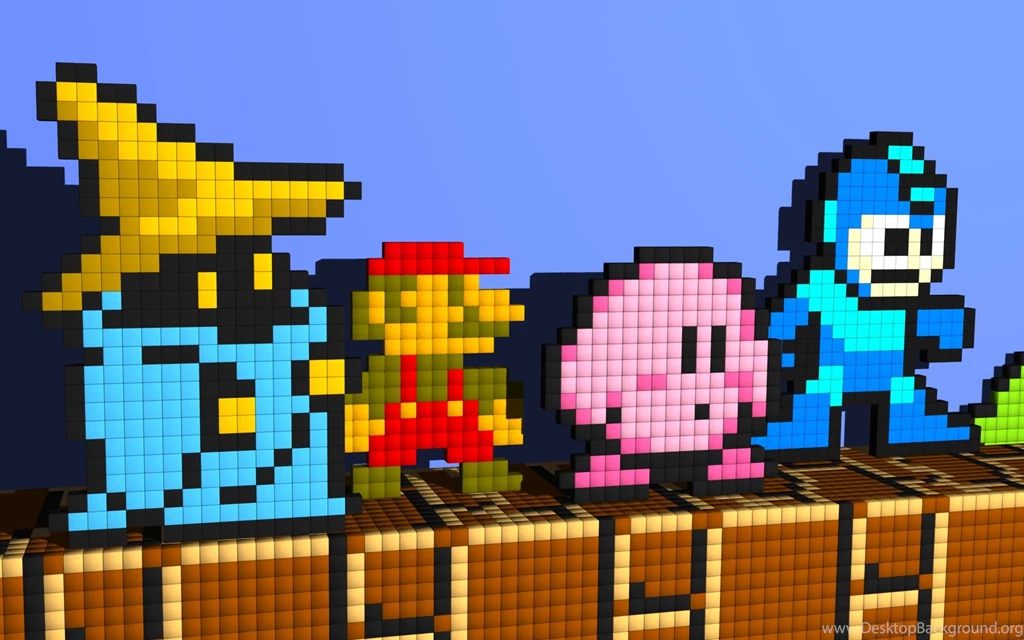 Kirby Mario Mega Man Vivi (final Fantasy Ix) Wallpapers