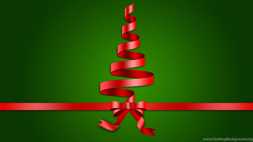 Ribbon Christmas Tree Wallpapers