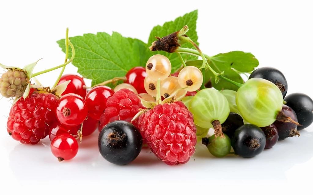 Food, Fruit Wallpapers Hd, Currants, Raspberries, Leaves, Fresh, Photo
