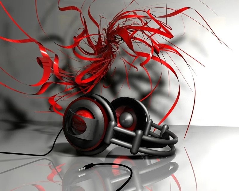 Headphones Music Red 1280x1024 Wallpapers – Entertainment Music HD ...