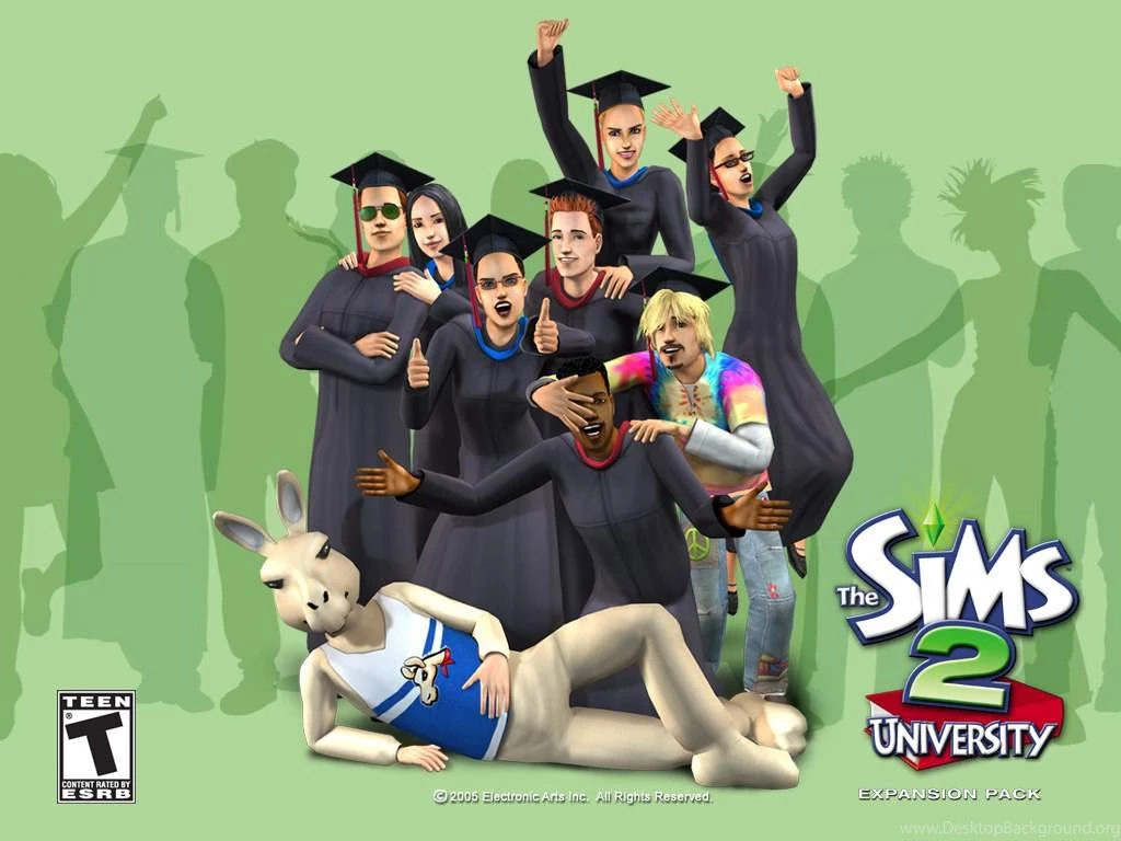 Sims 2 University The Sims 2 Wallpapers (650033) Fanpop