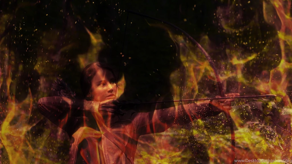 Jennifer Lawrence Katniss Everdeen The Hunger Games Fire Wallpapers ...