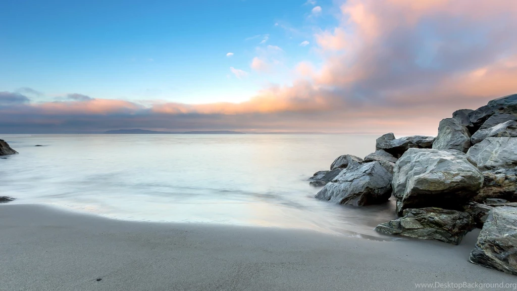 Soft Beach Sunrise >> HD Wallpaper, Get It Now!