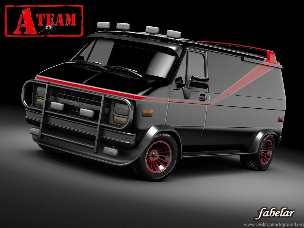 A Team GMC Van