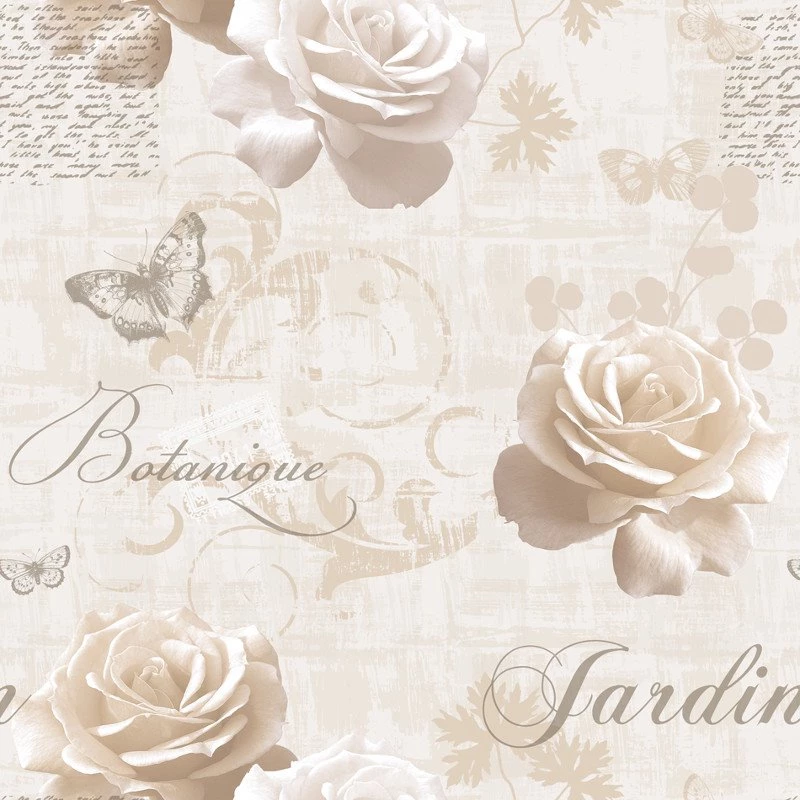 Muriva Botanical Floral Beige Wallpapers At GoWallpapers UK