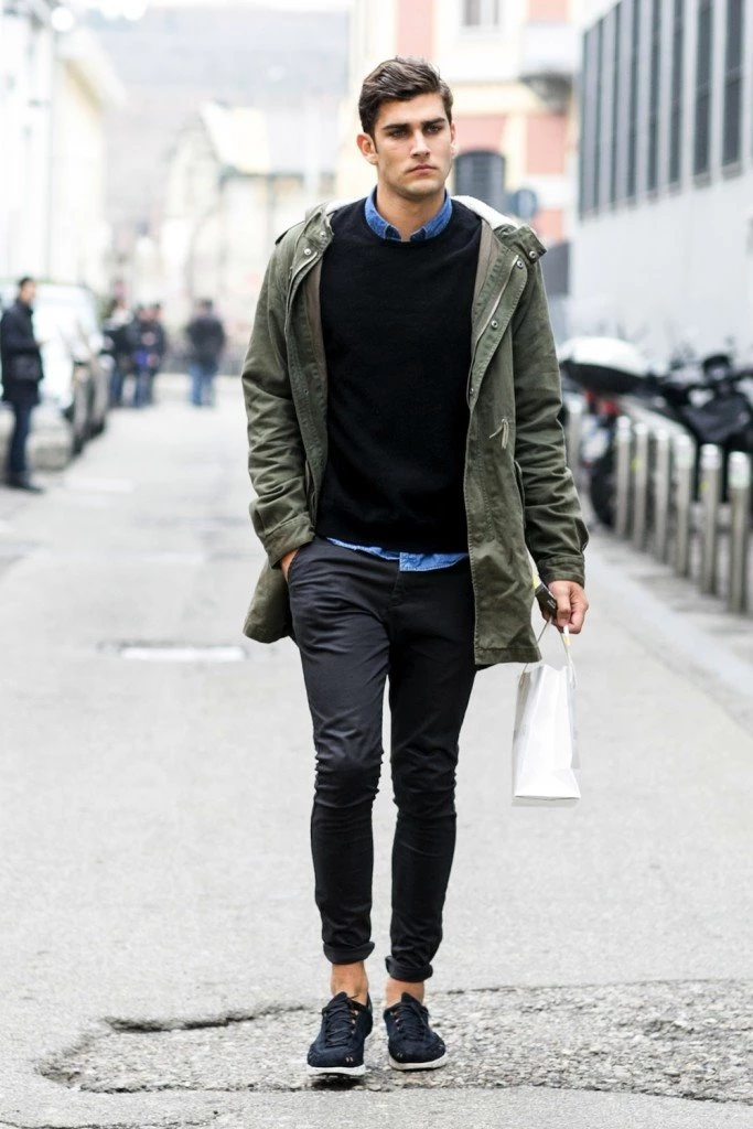 Winter Design Men Fashion Style 2014 And Male Models Off Duty ...