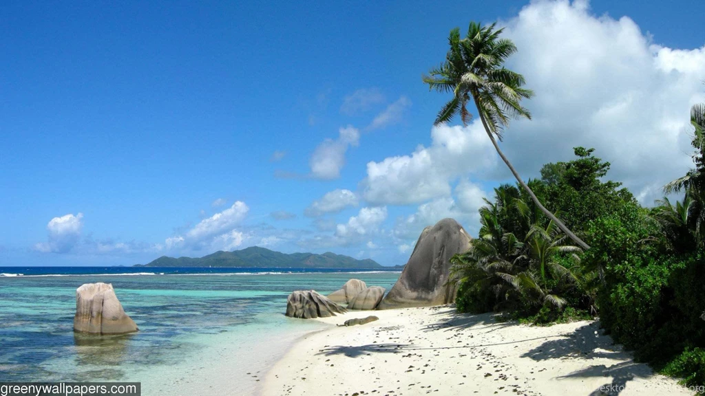 Download Seychelles Nature Beach Top 2048x1152 Wallpapers