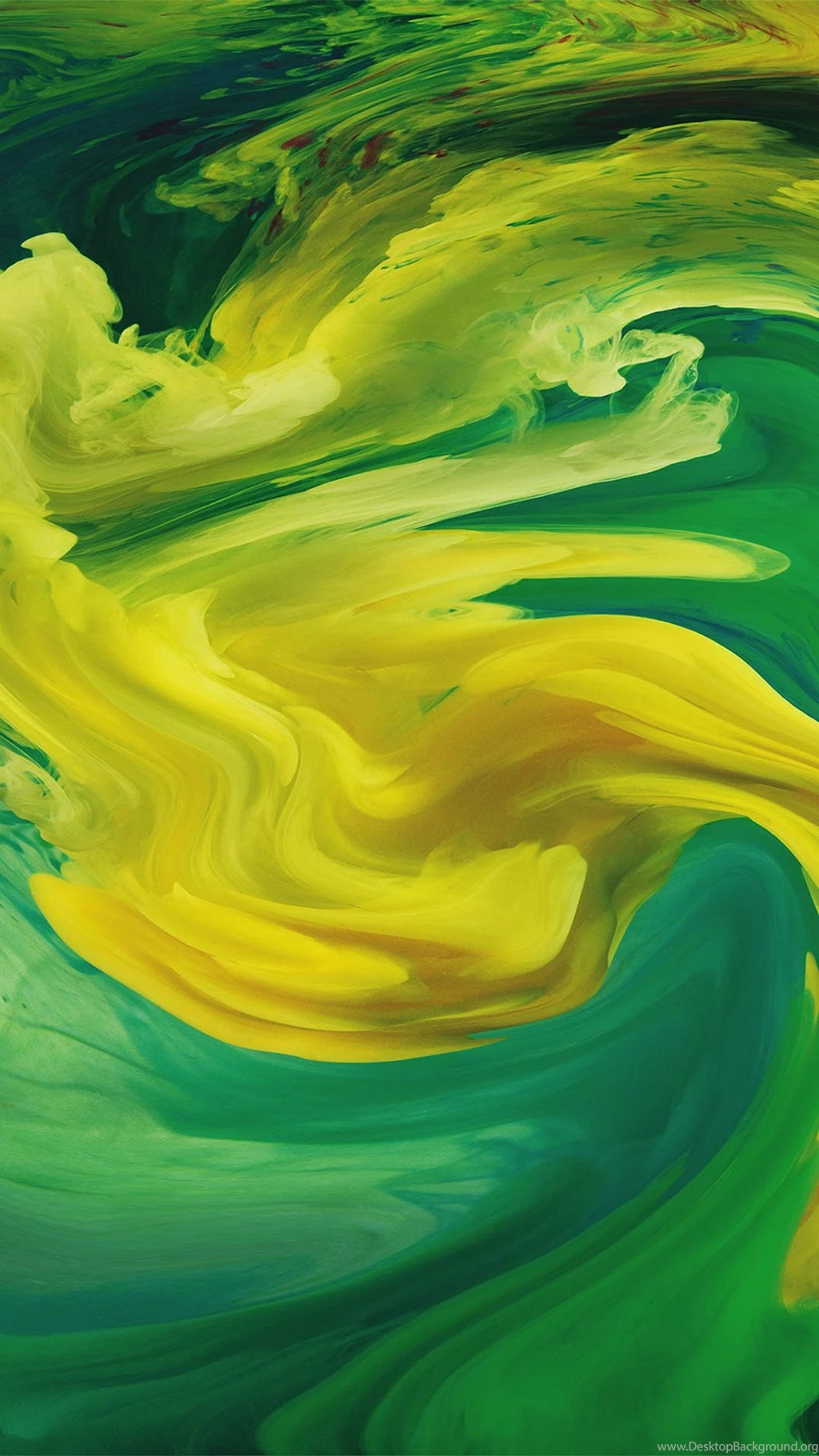 Hurricane Swirl Abstract Art Paint Green Pattern iPhone 6 ...