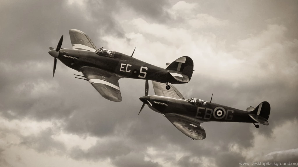 Hawker Hurricane And Supermarine Spitfire Plane Wallpapers ...